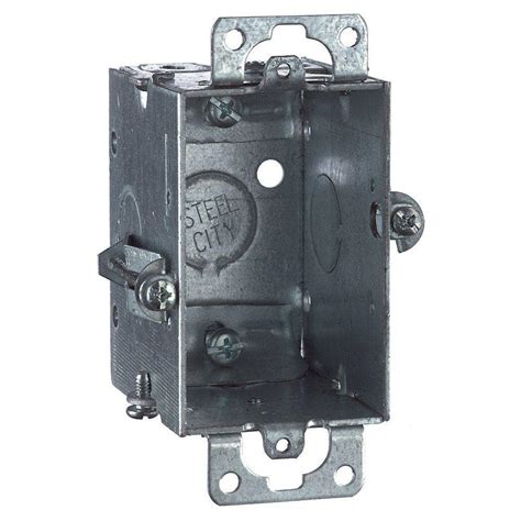 old work metal electrical box 4 gang|2 gang electrical outlet box.